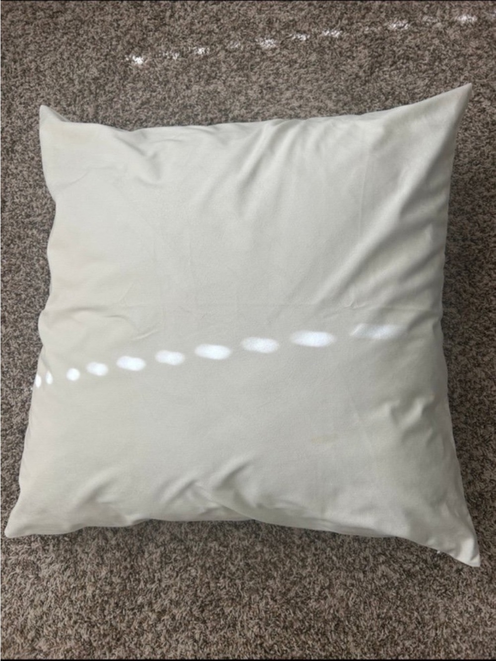 White Throw Pillow